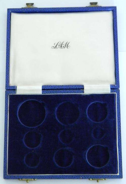 Empty SA Union SA Mint Box for 1947-60 Proof Set ( 9 Coins 1/4d to 5S )
