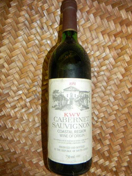 KWV Cabernet Sauvignon 1981 - 750ml
