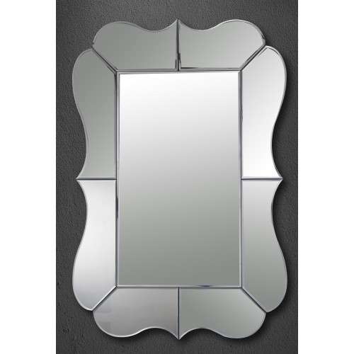 Mirror-Framed Mirror Classic Design 90 cm x 60 cm