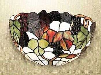 Tiffany Grape Design Wall Light