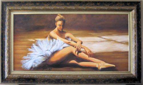 HUGE MARKDOWN - Ballerina print in frame