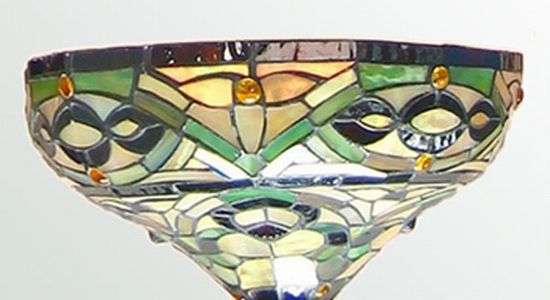 Tiffany Style Wall Light, 31cm x 16cm