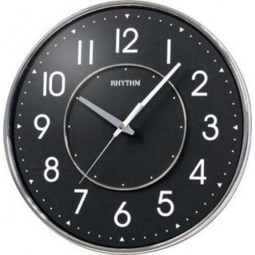 RHYTHM Convex Glass Modern Wall Clock 30 cm