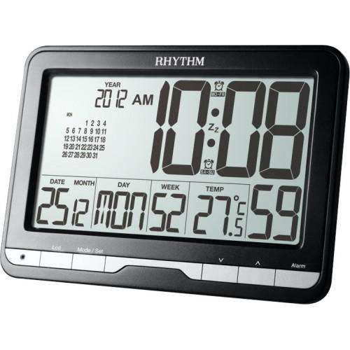 RHYTHM Digital  Wall and Table Clock 20 cm x 14 cm