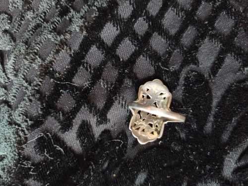 VINTAGE STERLING SILVER MARCASITE RING