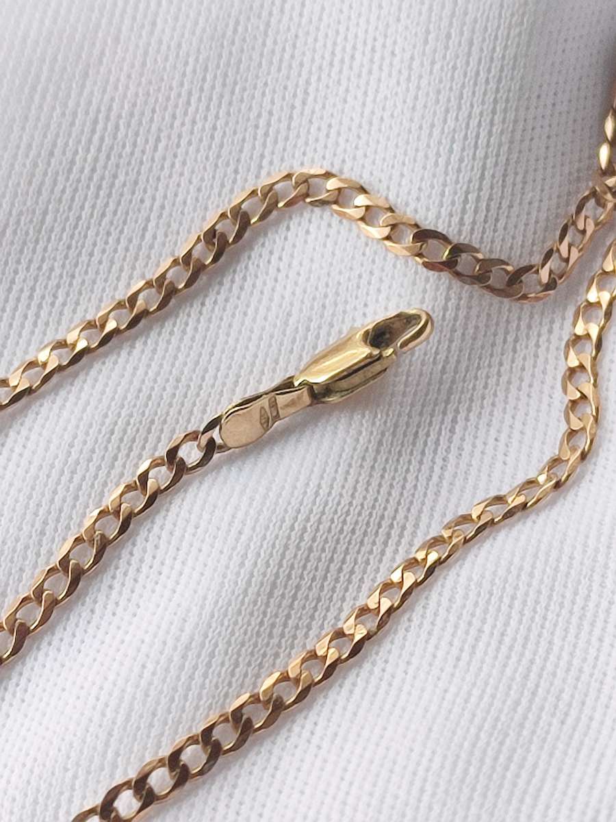 9CT YELLOW GOLD ANKLET