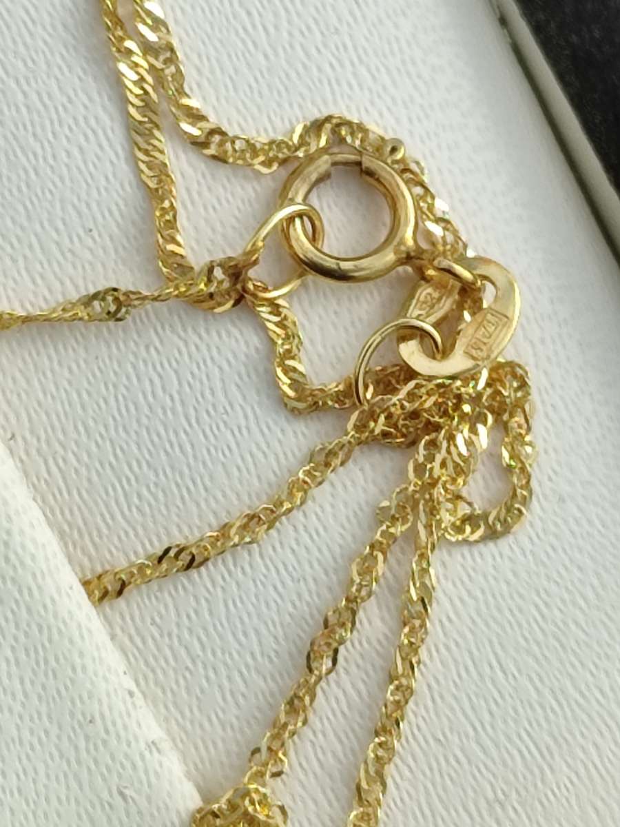 9ct Gold Heart Chain Set