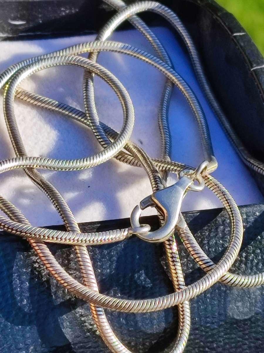 Sterling Silver Thick Snake Chain