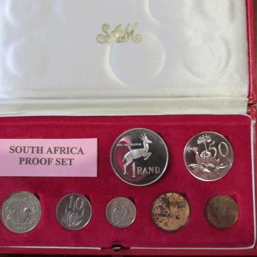 LUSTROUS 5 EARLY 2ND DECIMAL PROOF SETS - 1966-1970 - NO GOLD