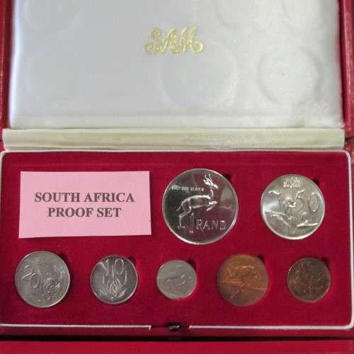 LUSTROUS 5 EARLY 2ND DECIMAL PROOF SETS - 1966-1970 - NO GOLD