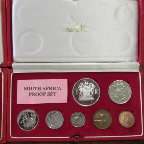 LUSTROUS 5 EARLY 2ND DECIMAL PROOF SETS - 1966-1970 - NO GOLD