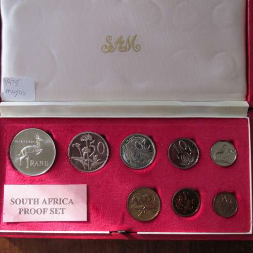 6 S.A. PROOF SETS 1975-1980 - EXCELLENT CONDITION - 1/2CENT - SILVER RAND - NO GOLD