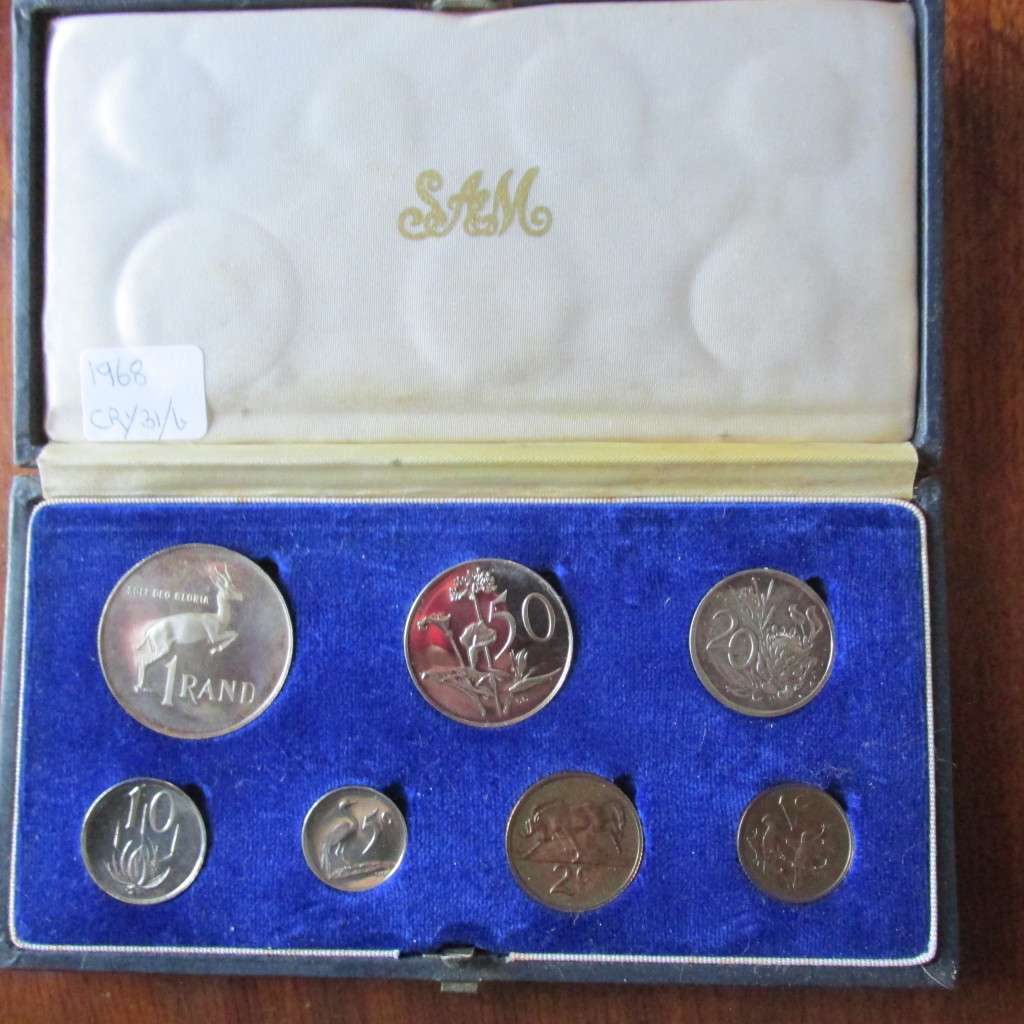 1968 S.A. SHORT PROOF SET - 1 CENT - SILVER RAND