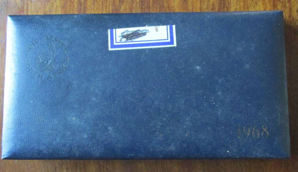 1968 S.A. SHORT PROOF SET - 1 CENT - SILVER RAND