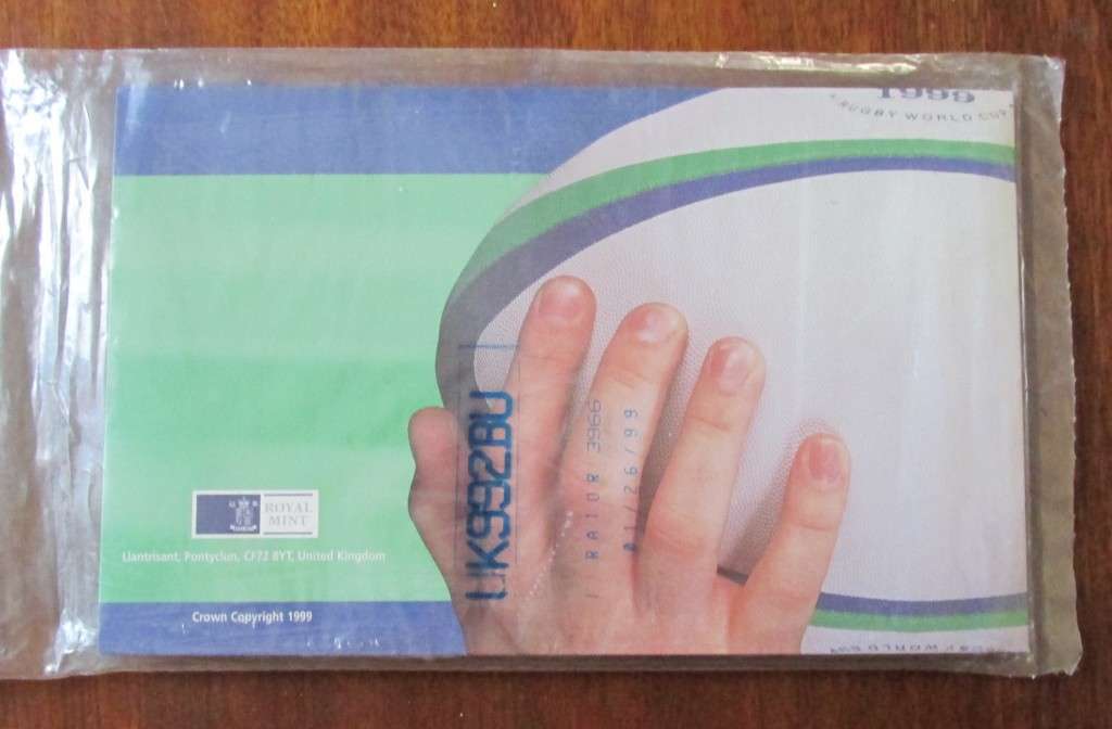 RUGBY WORLD CUP 1999 £2 - BRILLIANT UNCIRCULATED