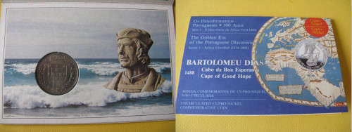 BARTOLOMEU DIAZ COMMEMMORATIVE CROWN 1488 - 1988
