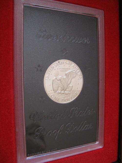 1972 PROOF SILVER EISENHOWER DOLLAR