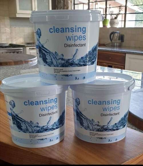 Disinfectant wipes SABS Approved 500 Sheet tubs