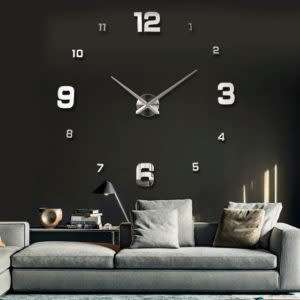 Modern large 3D DIY clock #4 FREE SHIPPING!!!!