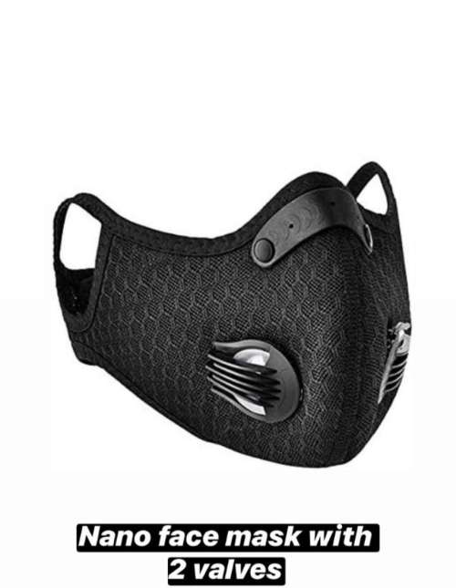 Sports mask with double ventilation