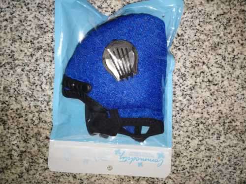 Sports mask with double vent - Blue