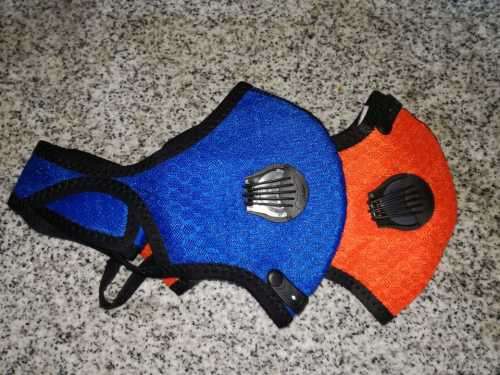 Sports masks with double vents - orange