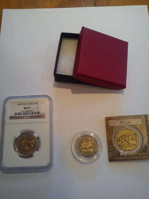 2005 Oom Paul Mintmark R5 and 2007 NGC MS67 Oom Paul