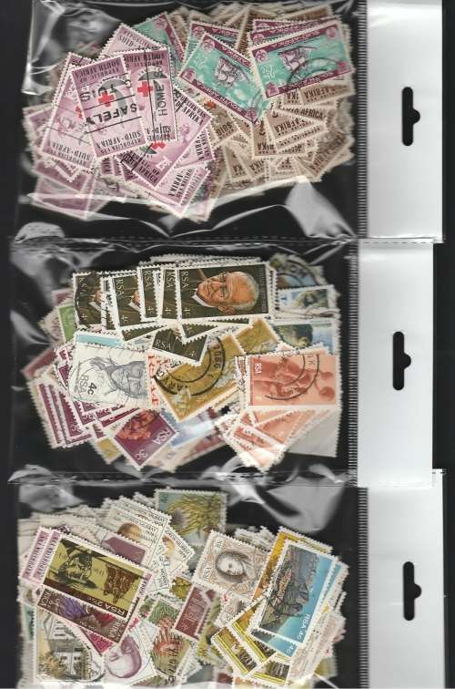 Bulk lot of  three packets used REPUBLIC OF SOUTH AFRICA