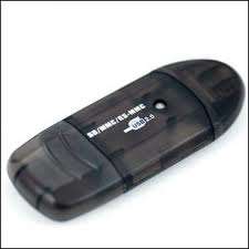 Compact SD card reader