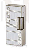 Dunhill Rollagas Palladium Plated Signature Lighter
