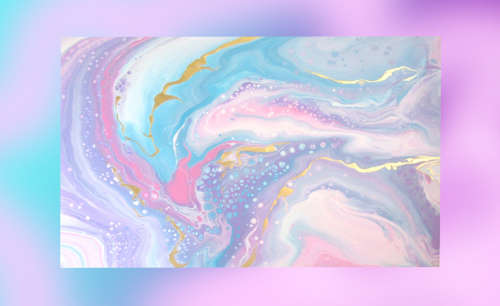 Acrylic Pour Painting - A State of Bliss