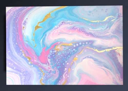 Acrylic Pour Painting - A State of Bliss