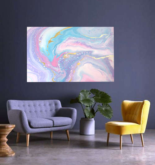 Acrylic Pour Painting - A State of Bliss