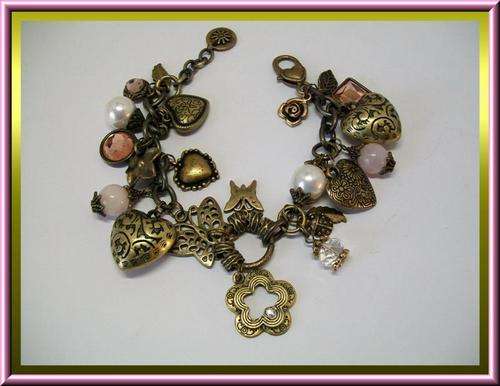 Bronze Charm Bracelet.