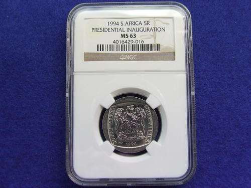 1994 INAUGURATION R5 NGC GRADED MS63