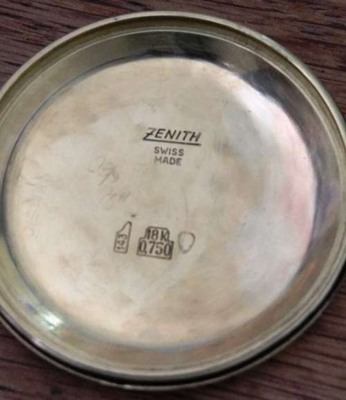 Zenith 18KT Bumper automatic