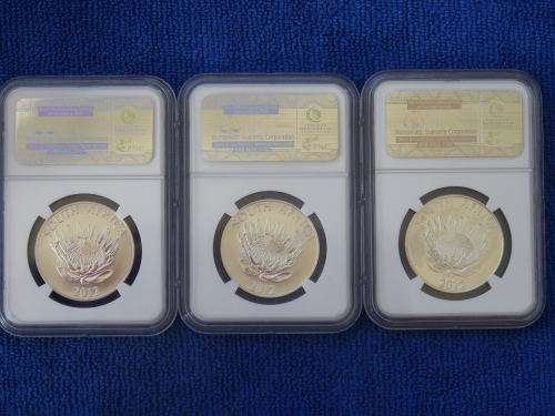 2012 WALTER &ALBERTINA SISULU SILVER R1 MS 66 67 68. BID IS PER COIN TO TAKE ALL 3