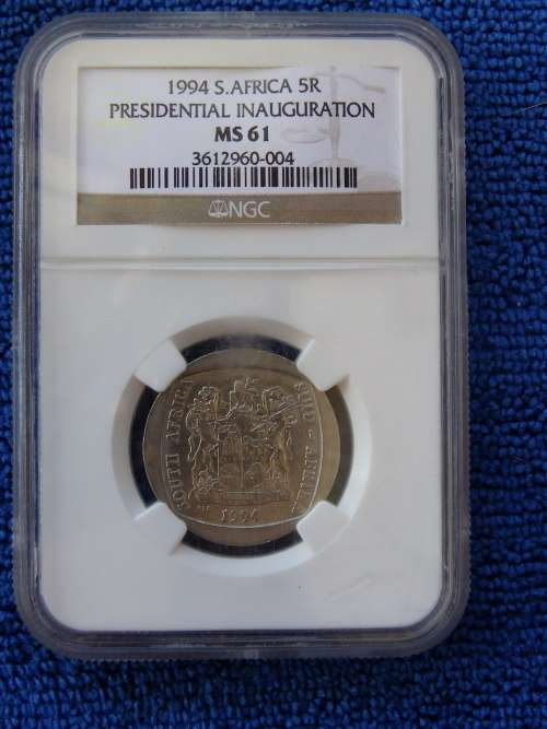 1994 PRESIDENTIAL INAUGURATION R5. NGC GRADED MS61