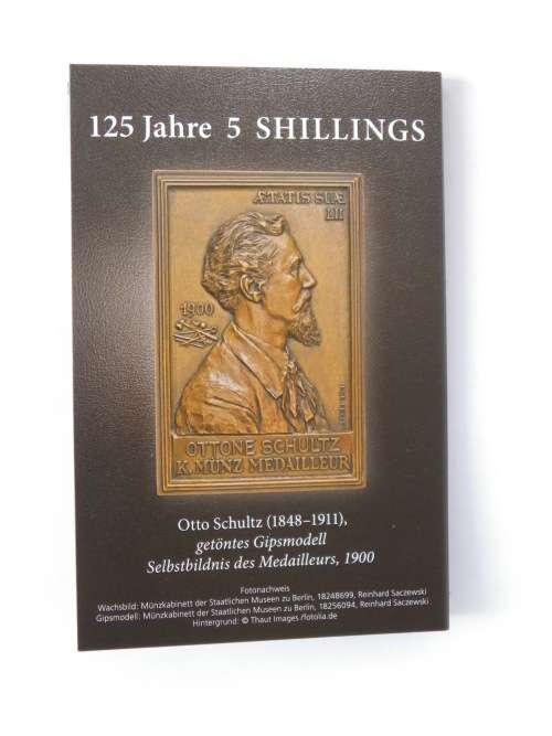 2017 125TH ANNIVESARY OF 1892 5 SHILLING. NGC GRADED PROOF 69UC. MINTED IN BERLIN. SCARCE!!