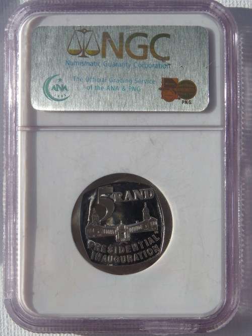 1994 PRESIDENTIAL INAUGURATION. NGC GRADED PROOF 66 ULTRA CAMEO.