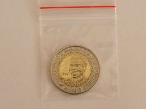 NEW 2018 NELSON MANDELA CENTENARY CIRCULATION R5 COIN.  UNCIRCULATED COINS FROM SEALED BAG