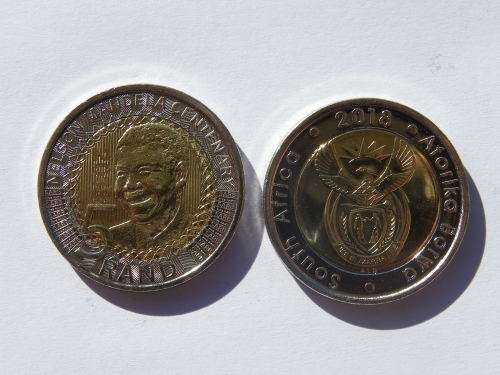 NEW 2018 NELSON MANDELA CENTENARY CIRCULATION R5 COIN.  UNCIRCULATED COINS FROM SEALED BAG