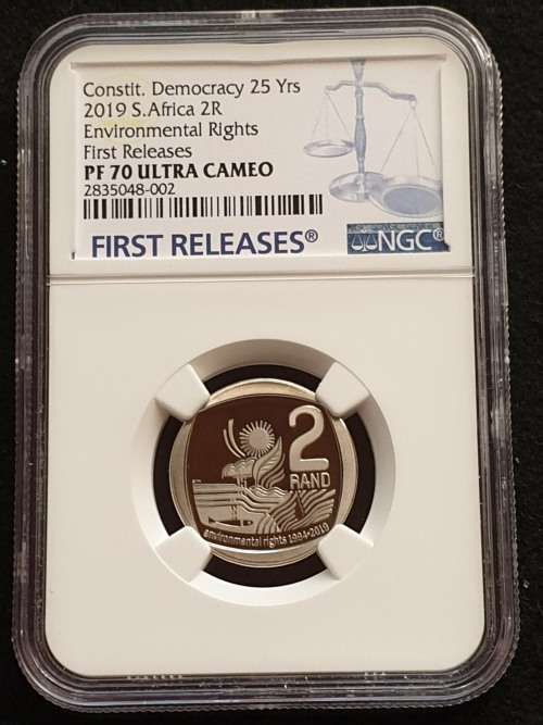 NEW!! 2019 8 PROOF COIN SET -CONSTITUTIONAL DEMOCRACY *25TH ANNIVERSARY* FINEST KNOWN !! ALL PF 70