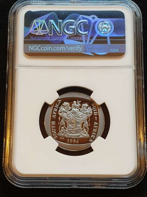 1994 PRESIDENTIAL INAUGURATION R5   - *NO STEPS*  NGC GRADED PROOF 70 ULTRA CAMEO **FINEST KNOWN!!