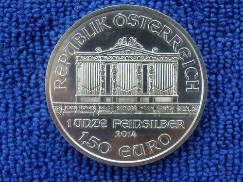 2014 AUSTRIAN PHILHARMONIC 1OZ FINE SILVER UNCIRCULATED COIN
