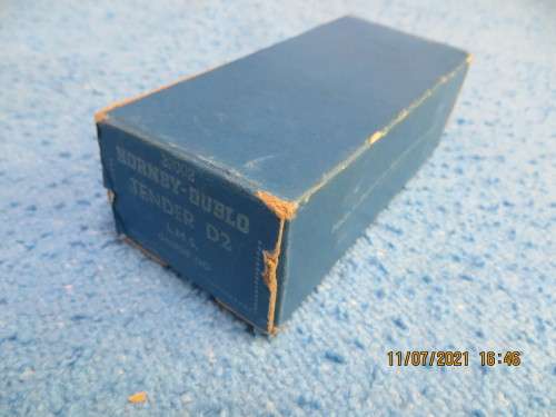 Hornby Dublo D2 LMS  Tender 3 rail boxed - excellent condition.