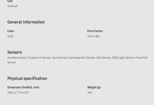 SAMSUNG GALAXY J5 PRO GOLD