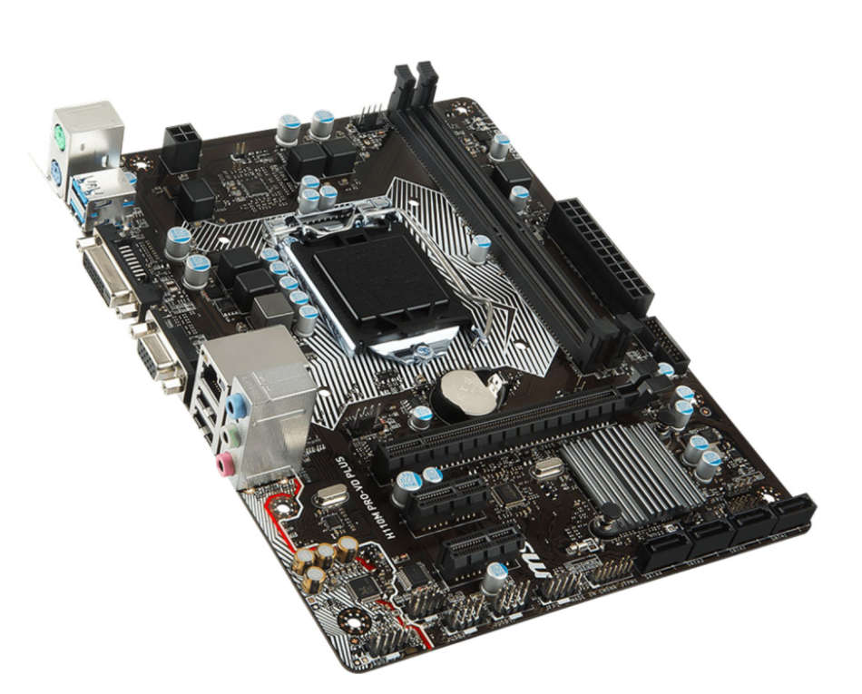 Home Components Motherboards Intel Motherboards Item#: MSI H110M PRO-VD PLUS MSI H110M PRO VD PLUS U
