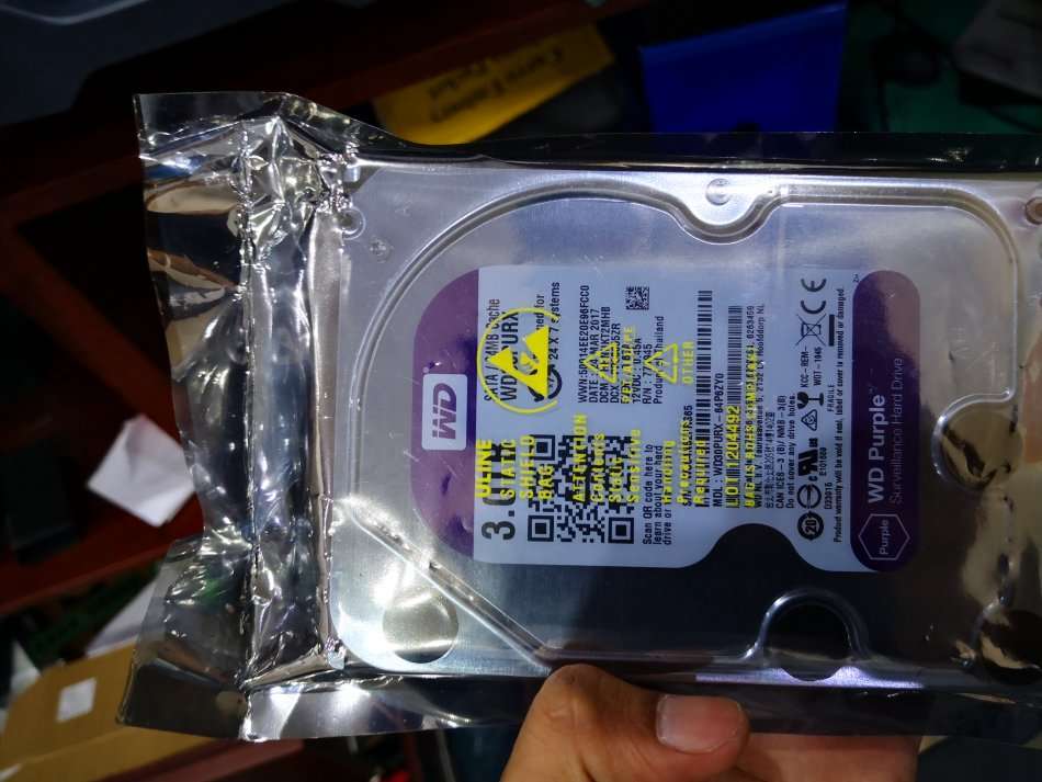 3TB WD PURPLE SURVEILLANCE HARD DRIVE