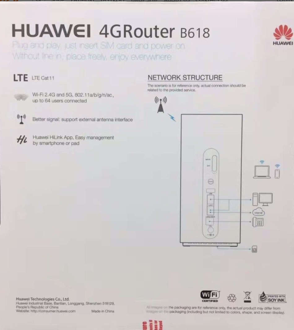 HUAWEI B618 LTE 4G MODEM